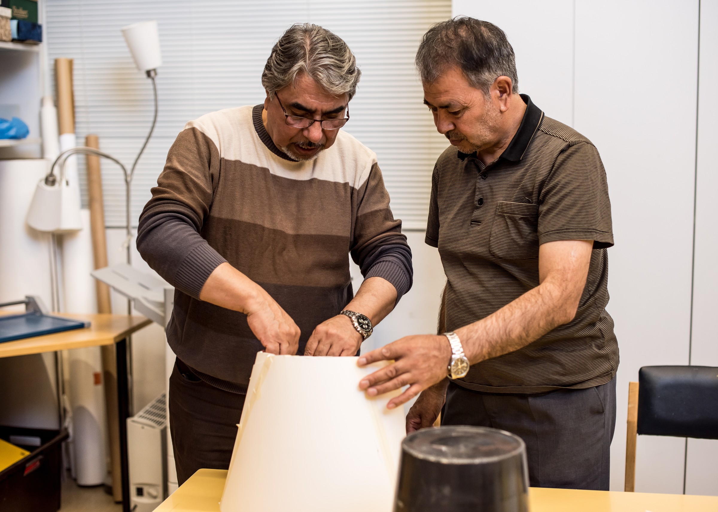 Breakfast from the Past, workshop, building the work of Mohammad Hosseini 