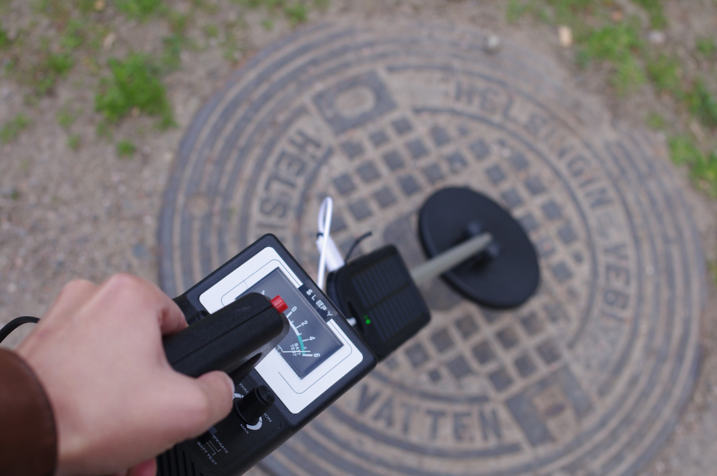 Heavy Metal Detector activated