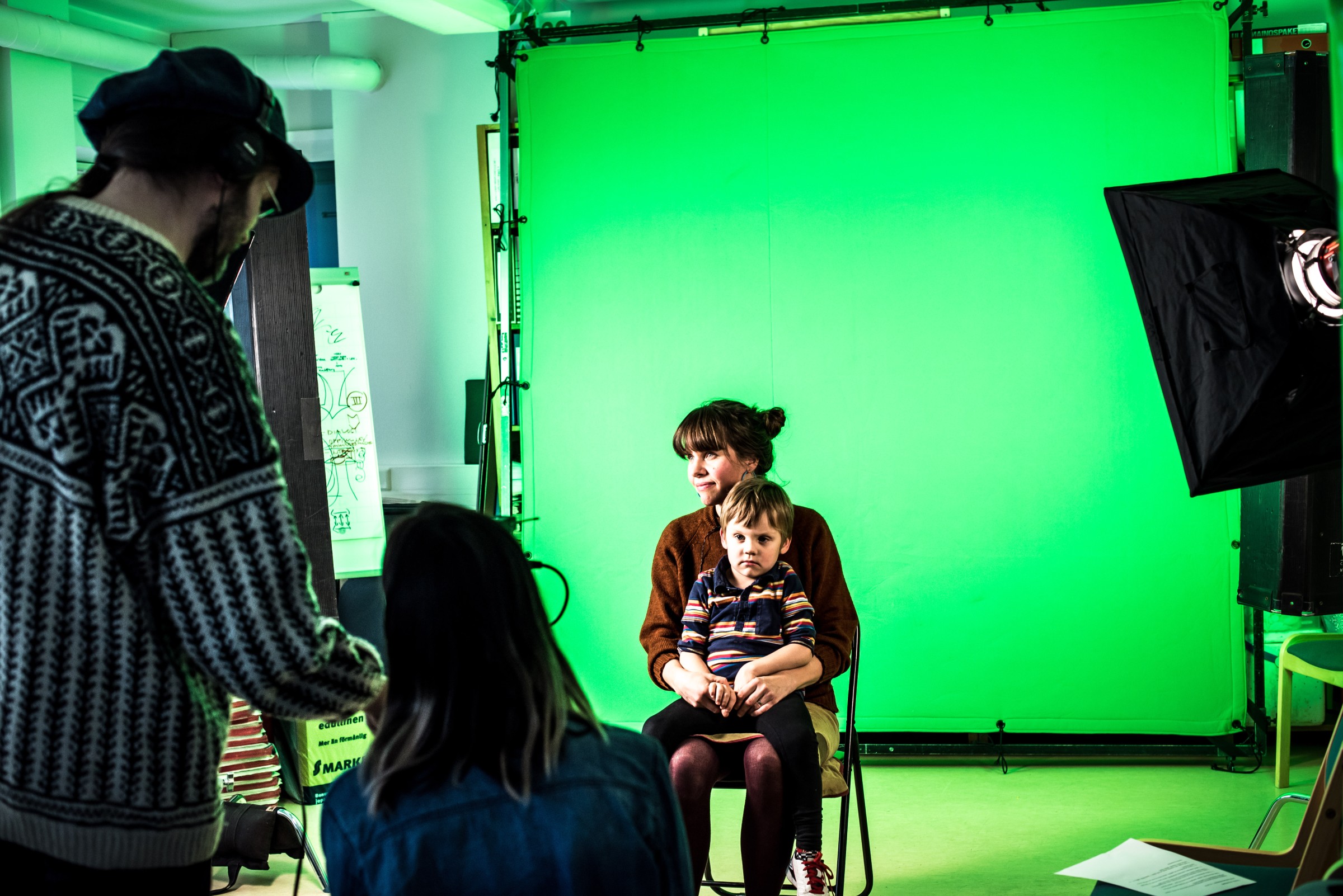 Our Coming Community green screen video shoot