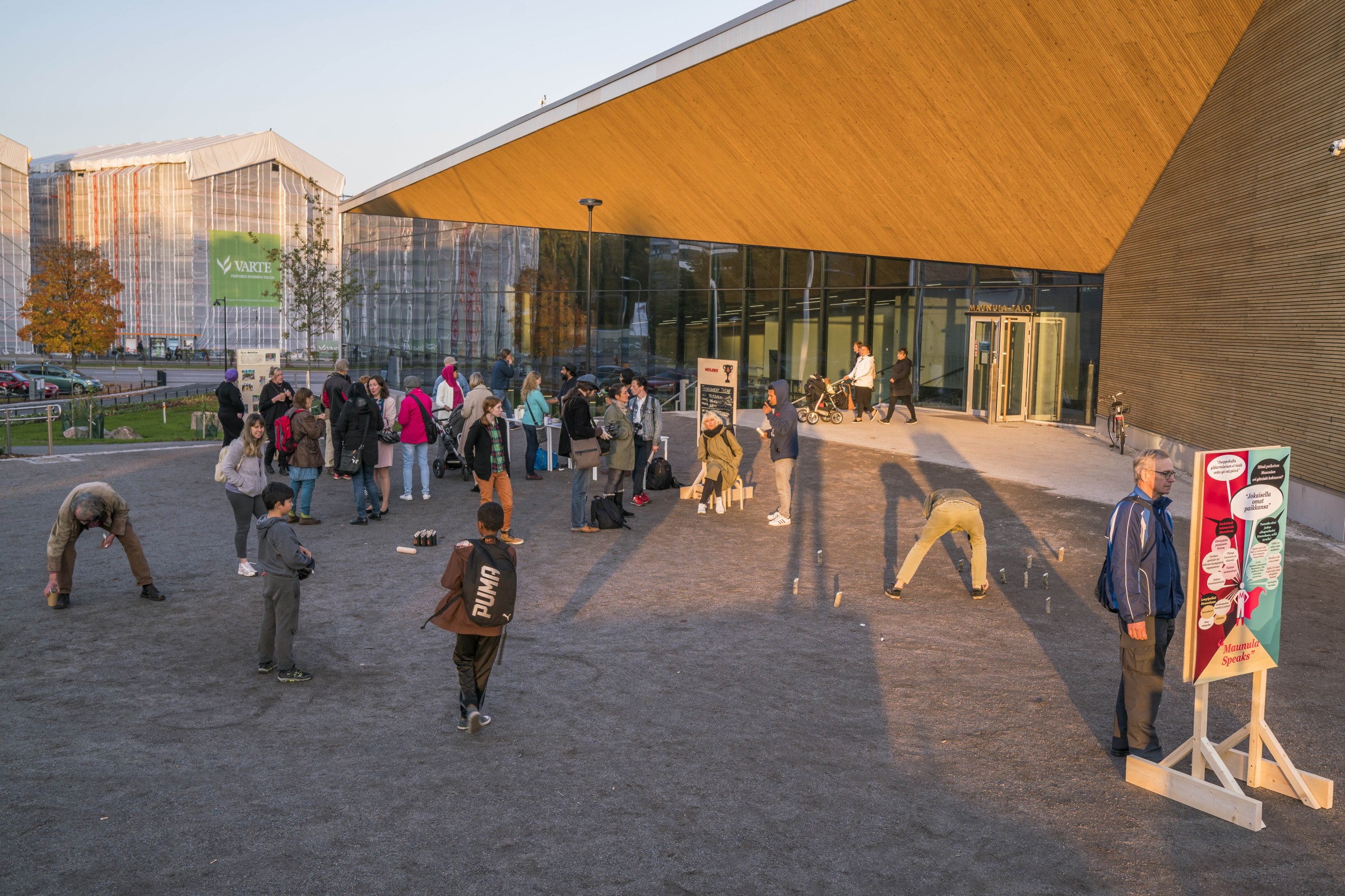 Partizaning, event at Maunula House