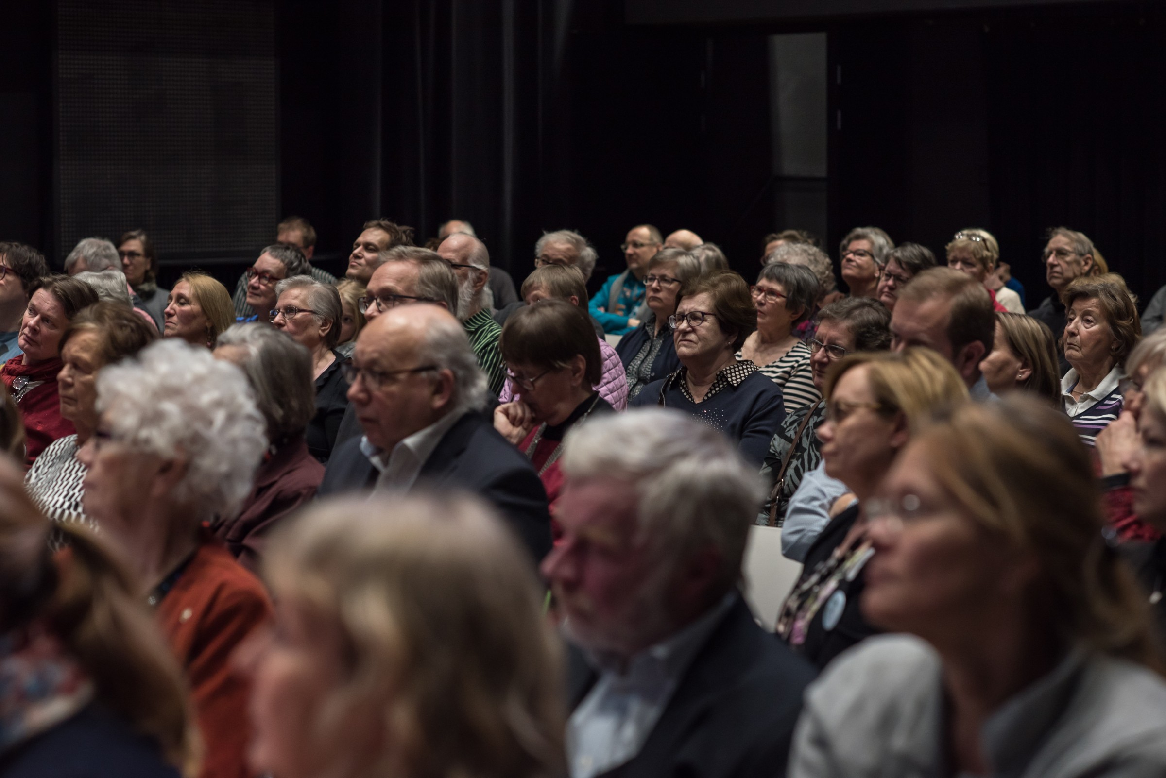 Sounds and Stories Live, audience at Maunula House 
